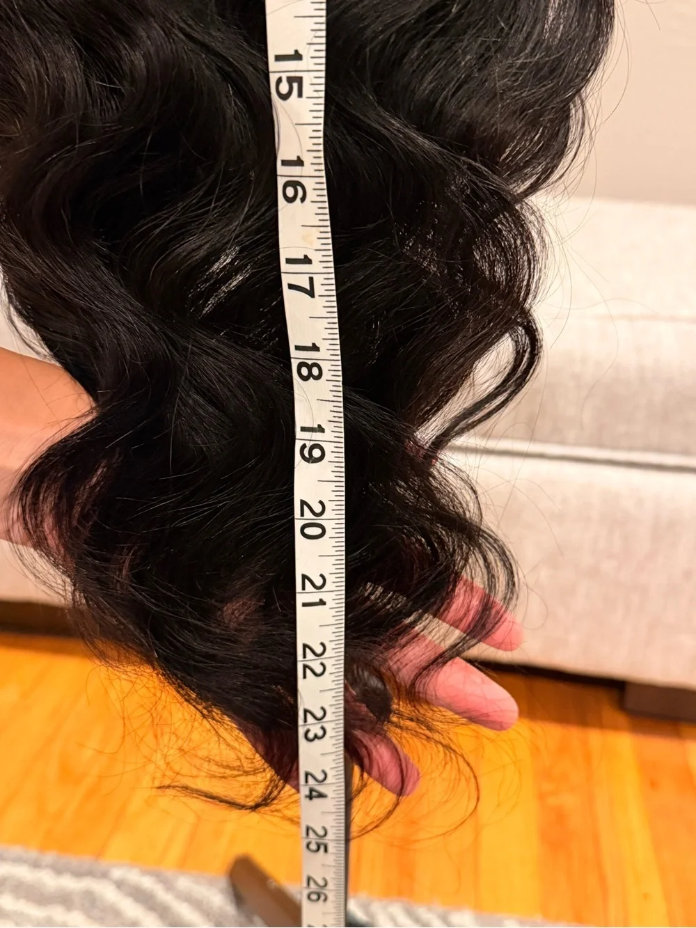 26” Natural Black #1b‎ Body Wave 13x6 HD Lace Front 100% Human Hair Wig #228